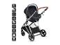 Kočárek a autosedačka BabyGo i-Size: moderní design, maximální bezpečnost.