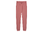 Růžové dámské tepláky se šňůrkou.