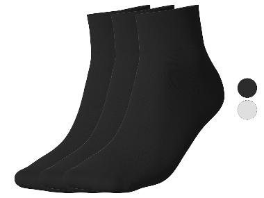 esmara® Dámské nízké ponožky s BIO bavlnou, 3 páry