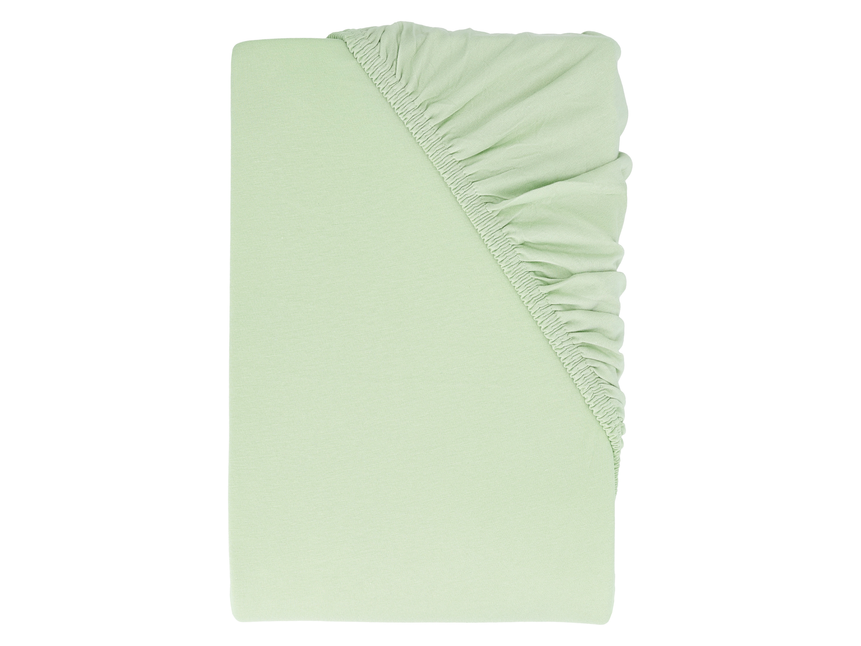 Livarno® Žerzejové napínací prostěradlo, 180–200 x 200 cm (zelená)