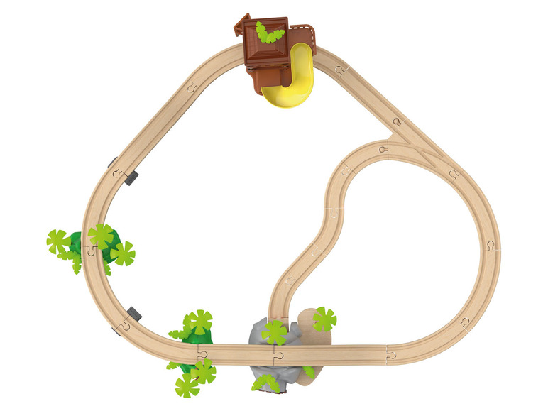  Zobrazit na celou obrazovku Playtive Dřevěná železnice Džungle / Osobní vlak - Obrázek 13
