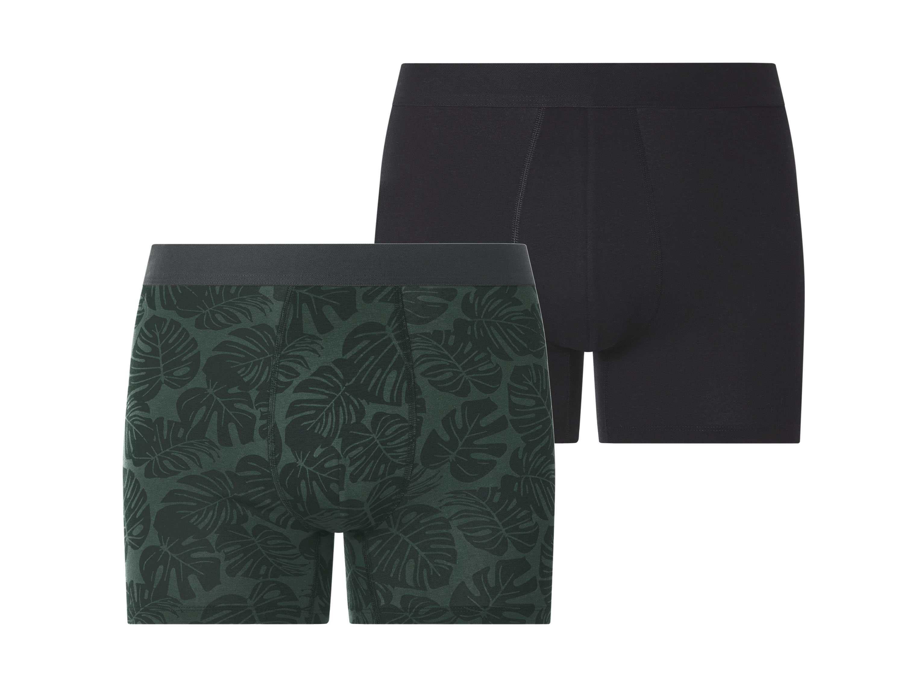 Esmara MEN Pánské boxerky, 2 kusy (vzorovaná/černá, 6/L)