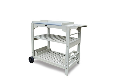 HABAU Univerzální stůl s odkládací plochou, 110 x 48 x 100 cm, dřevěný