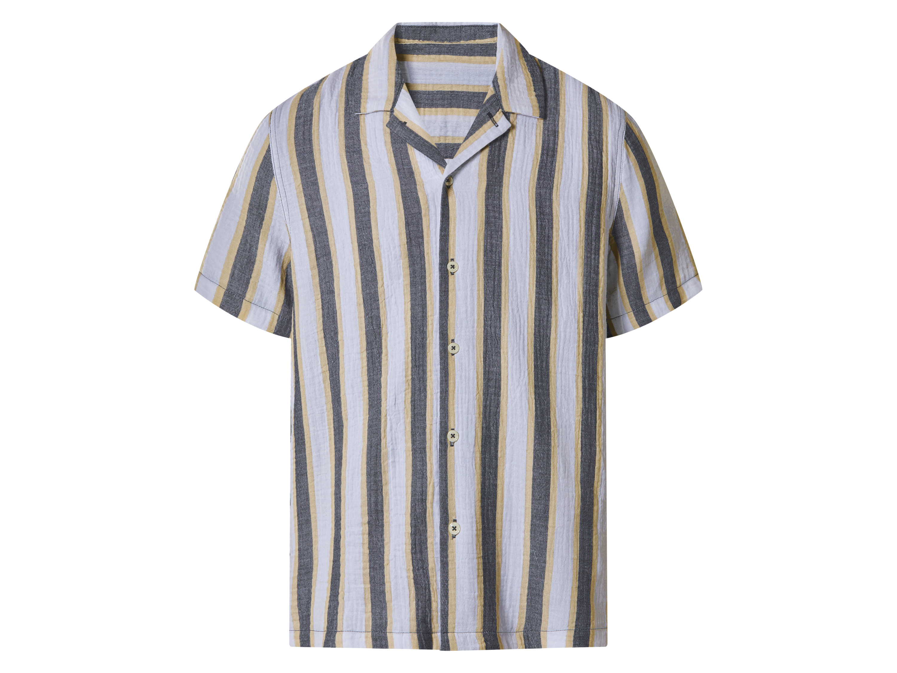 esmara Men Pánská volnočasová košile (bílá/šedá, M (39/40))