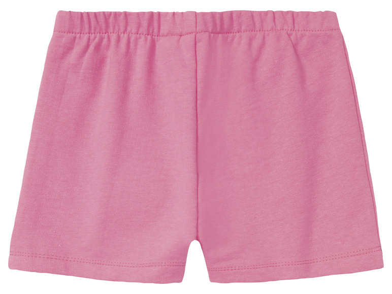 Růžové kalhoty pro miminka.