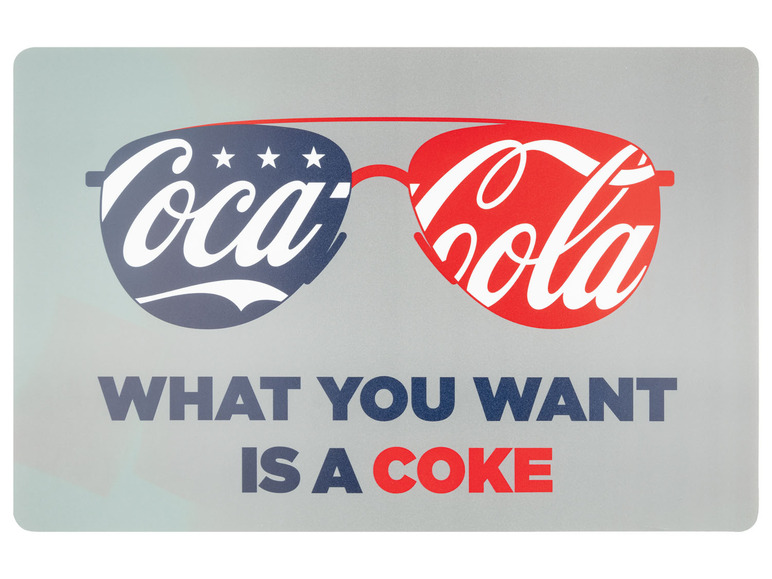  Zobrazit na celou obrazovku Coca Cola Prostírání / Zástěra / Chňapka / Utěrka - Obrázek 3