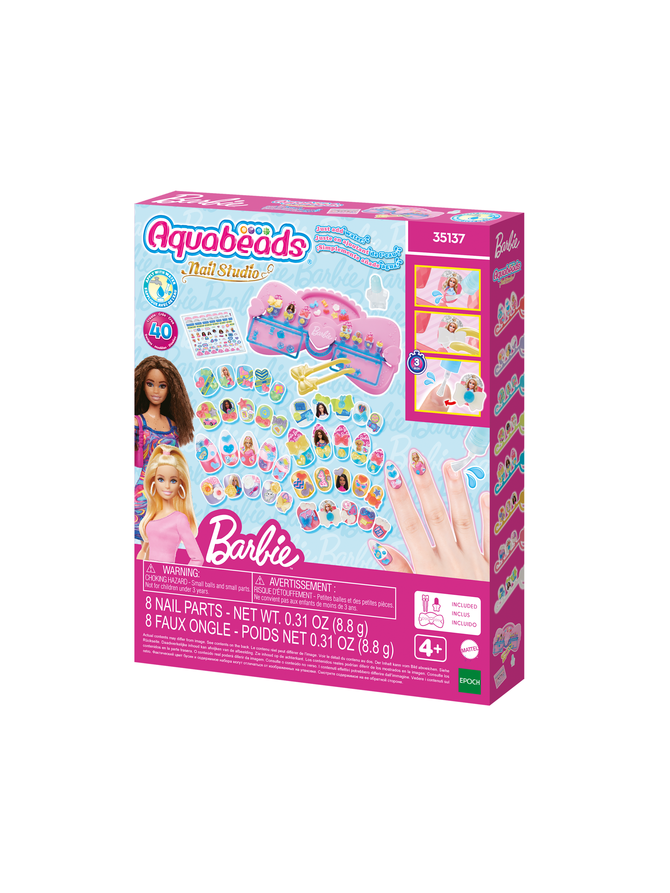 Aquabeads Nehtové studio, spojování vodou (Barbie)