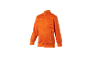 Oranžová sportovní bunda na zip.