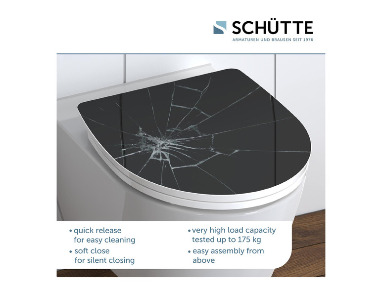  Zobrazit na celou obrazovku Schütte Záchodové prkénko se zpomalovacím mechanismem - Obrázek 6