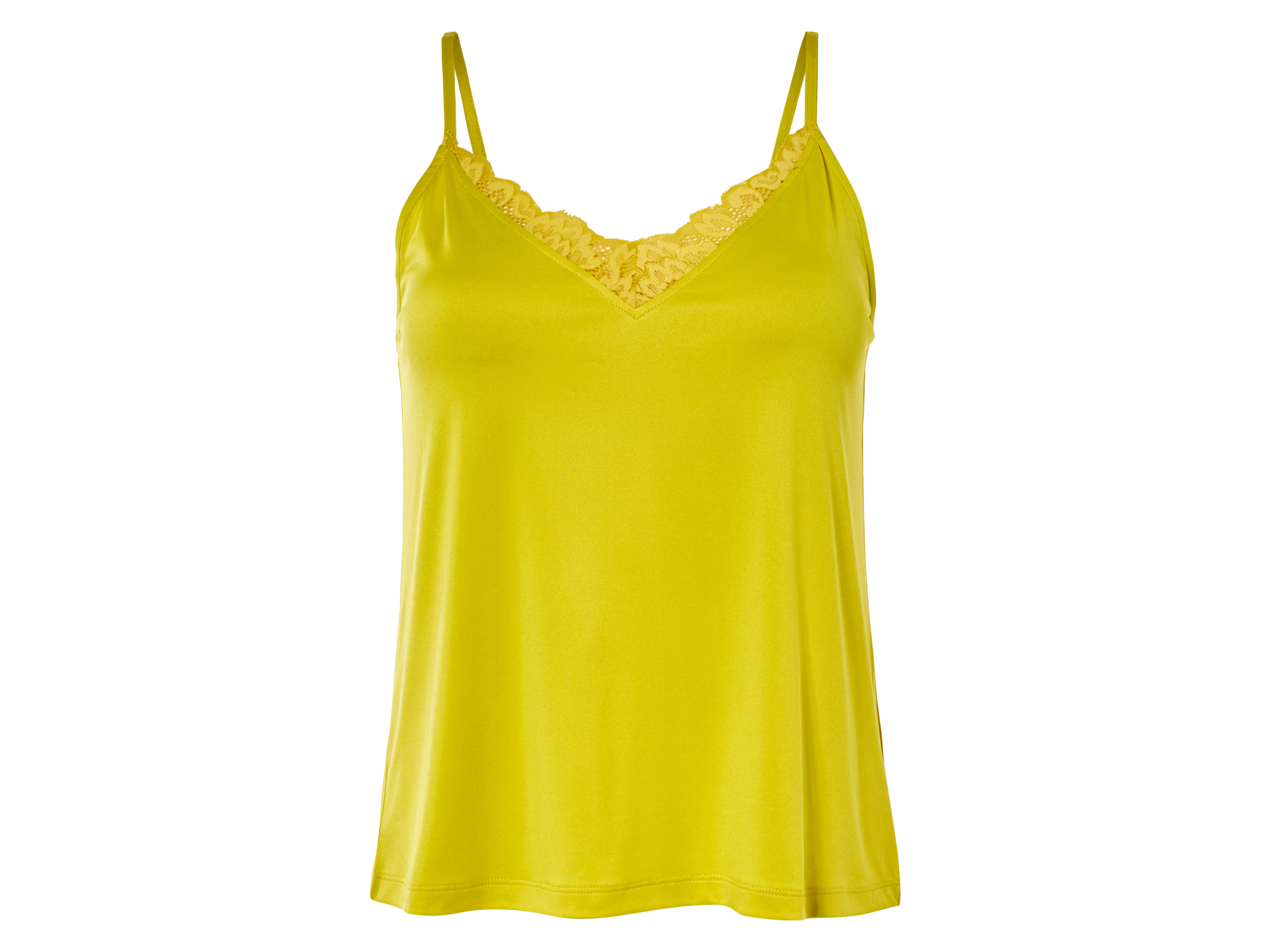 esmara® Dámský top se špagetovými ramínky (zelená, XS (32/34))