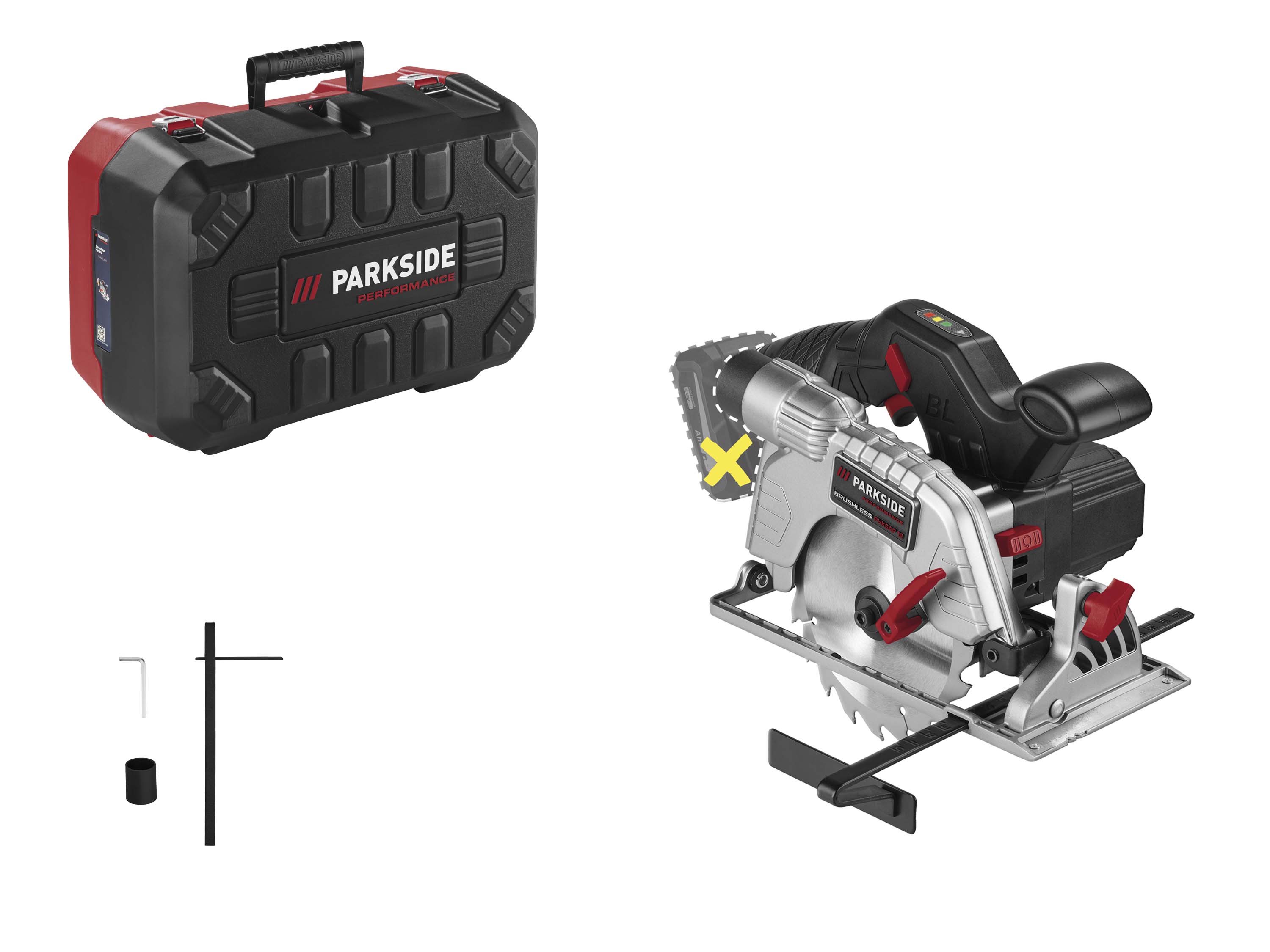 Parkside Performance® Aku ruční okružní pila Phksap 12 B2 – bez akumulátoru a nabíječky