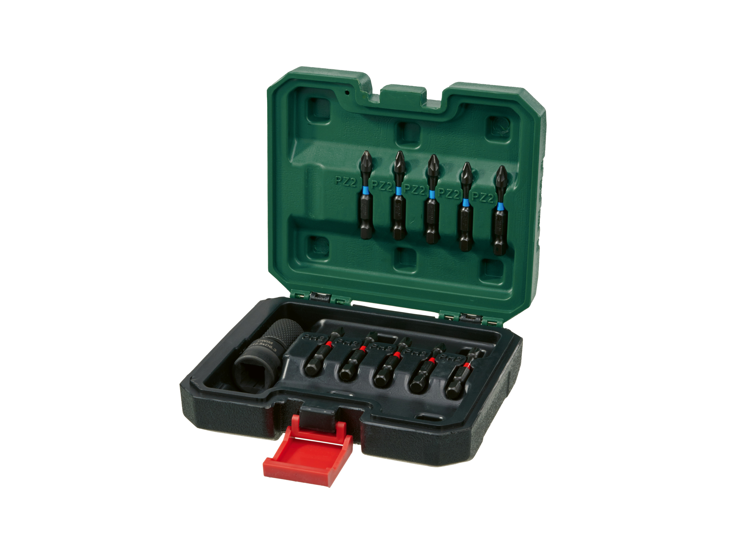 Parkside® Sada rázových nástrčných klíčů / Adaptér pro rázový utahovák / Sada kulových kloubů (adaptér pro rázový utahovák)