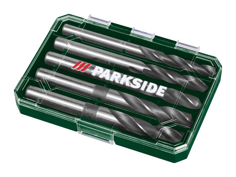 Sada vrtáků PARKSIDE v zelené krabičce, 5 vrtáků do kovu