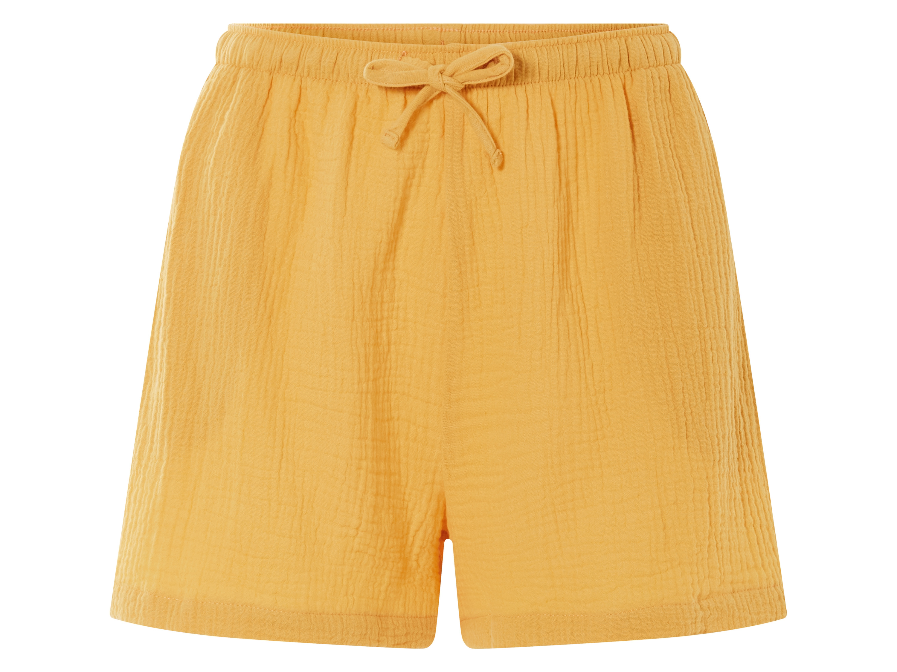 esmara® Dámské mušelínové šortky (žlutá, L(44/46))