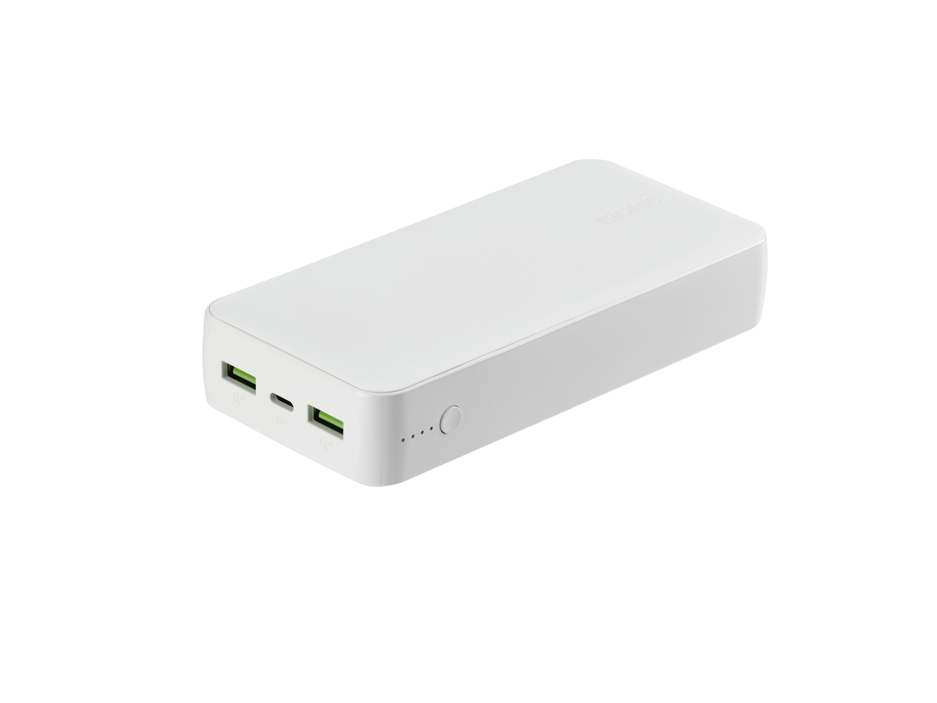 Tronic® Powerbanka 20 000 mAh Usb-C PD, Usb-A, Smart Fast Charge (bílá)
