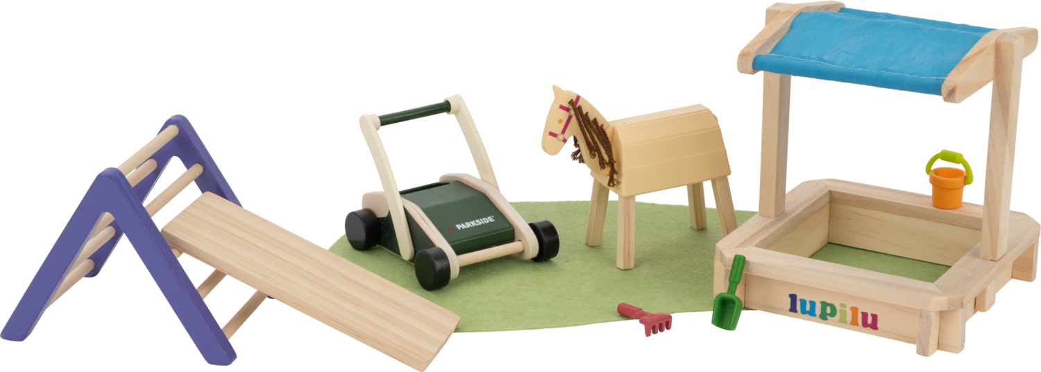 Lupilu® Příslušenství pro domeček pro panenky (Lupilu/Parkside Garden)