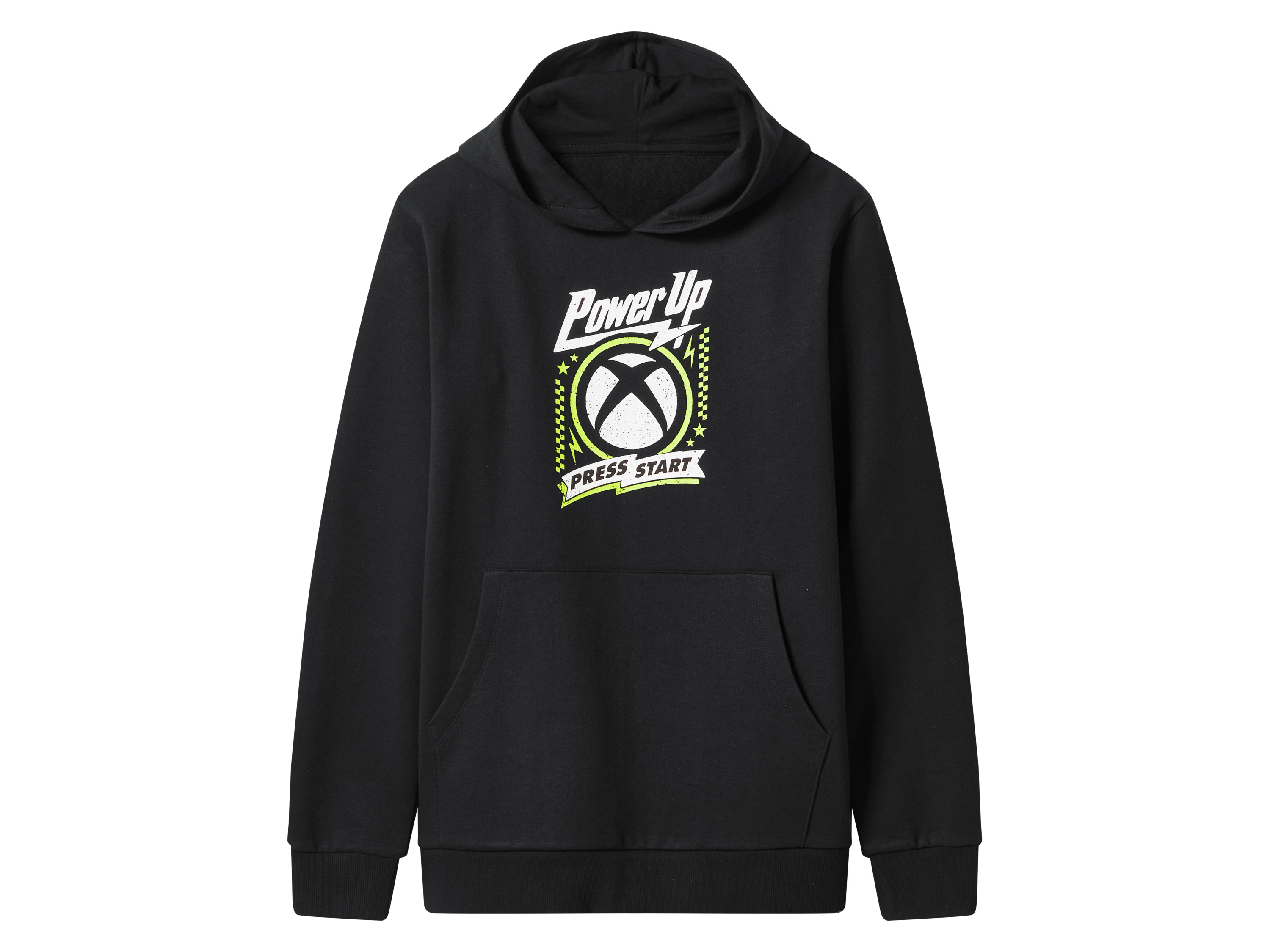 Dětská mikina s kapucí (černá, 134/140)