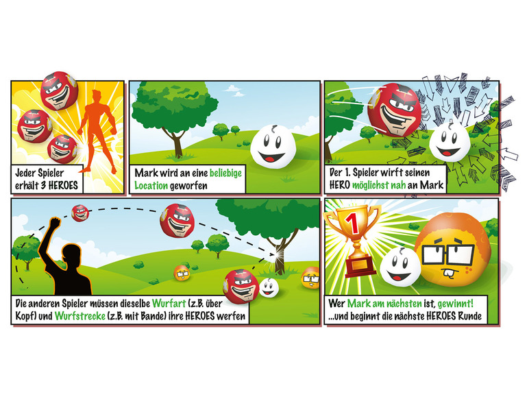  Zobrazit na celou obrazovku Schildkröt Hra s míčky Cross Boccia Heroes, 2dílná sada - Obrázek 6