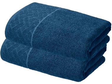 LIVARNO® Sada froté osušek 70 x 140 cm, 450 g/m2, 2dílná, tyrkysová