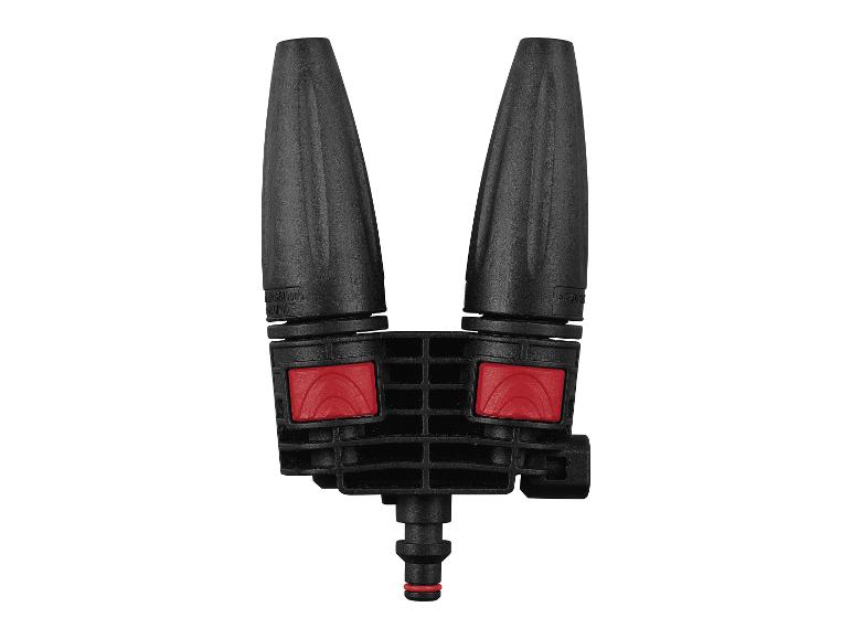 Dvojitá tryska na zahradní hadici