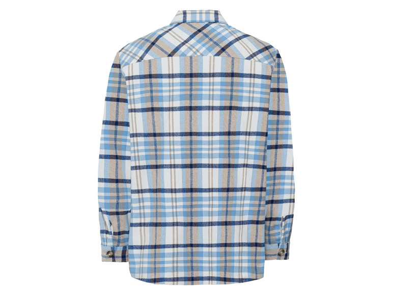 Zobrazit na celou obrazovku LIVERGY® Pánský flanelový overshirt - Obrázek 8