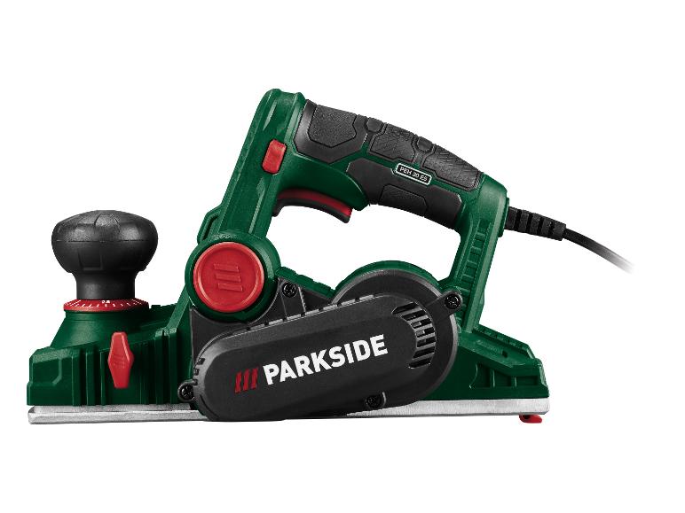 Elektrický hoblík Parkside PEH 30 E5 v zelené a černé barvě