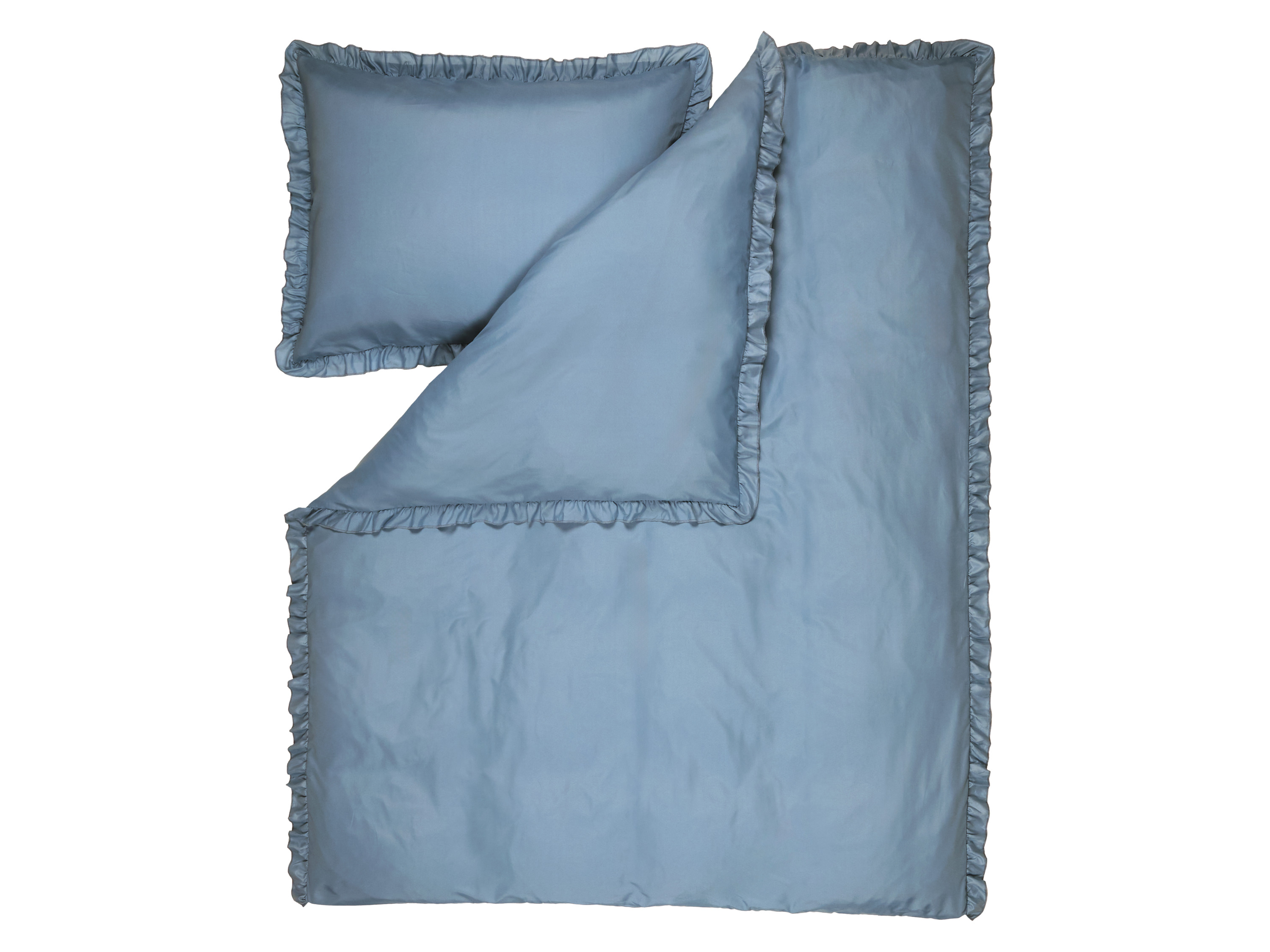 Livarno® Ložní povlečení z mikrovláknitého saténu, 140 x 200 cm, 70 x 90 cm (modrá)