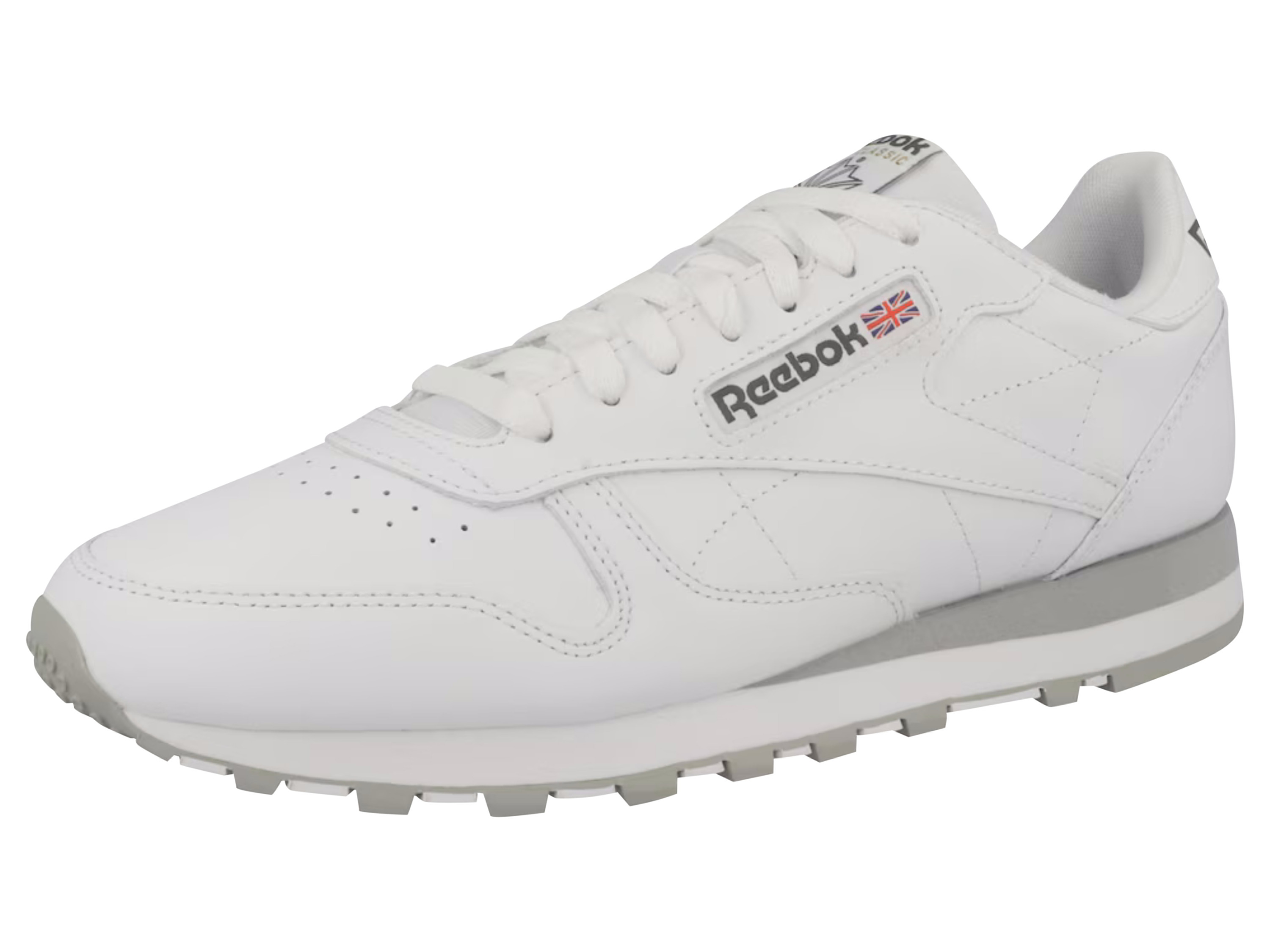 Reebok Dámská / Pánská kožená sportovní a volnočasová obuv (bílá, 39)