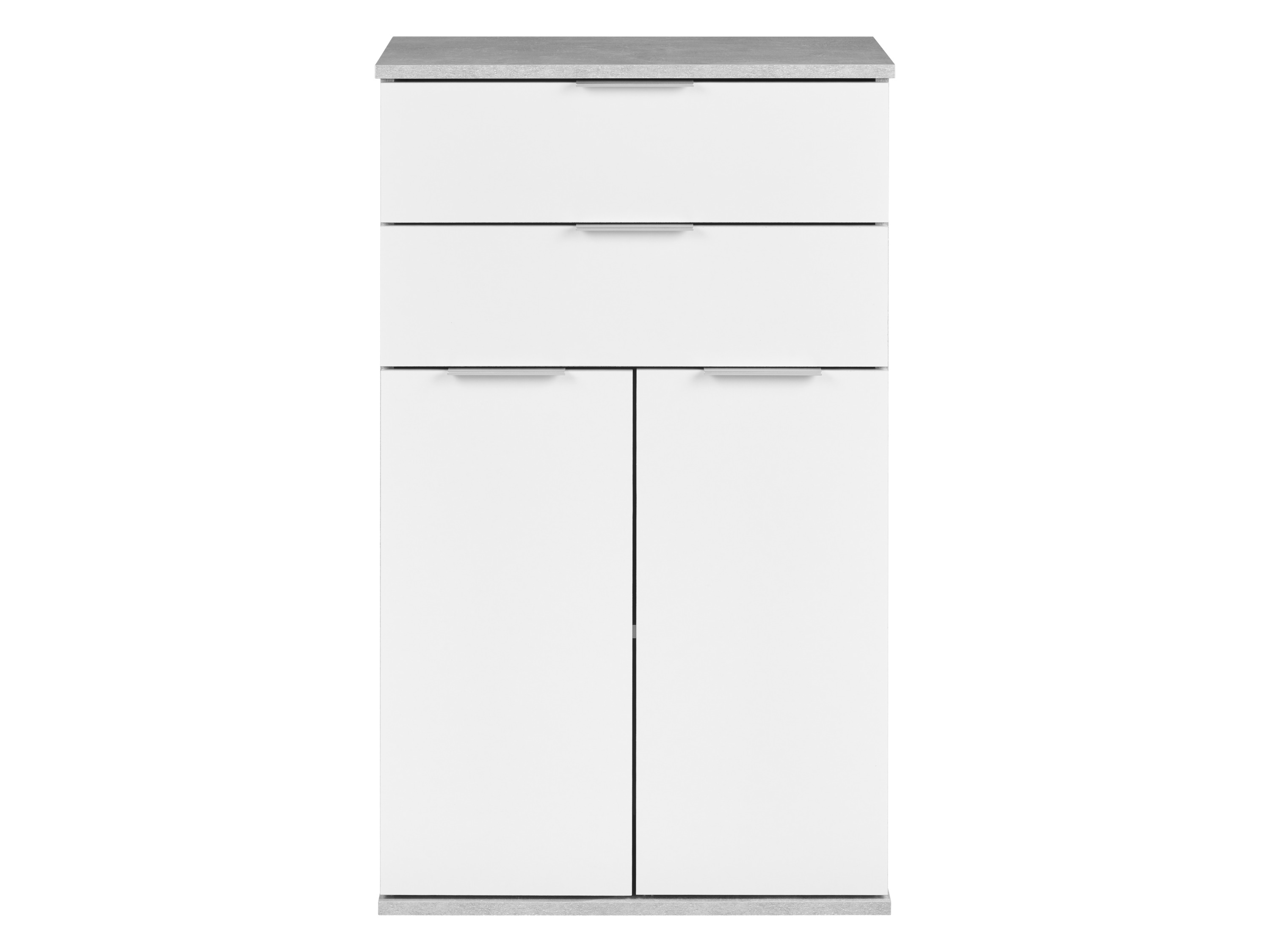 Livarno home Komoda, bílá/beton