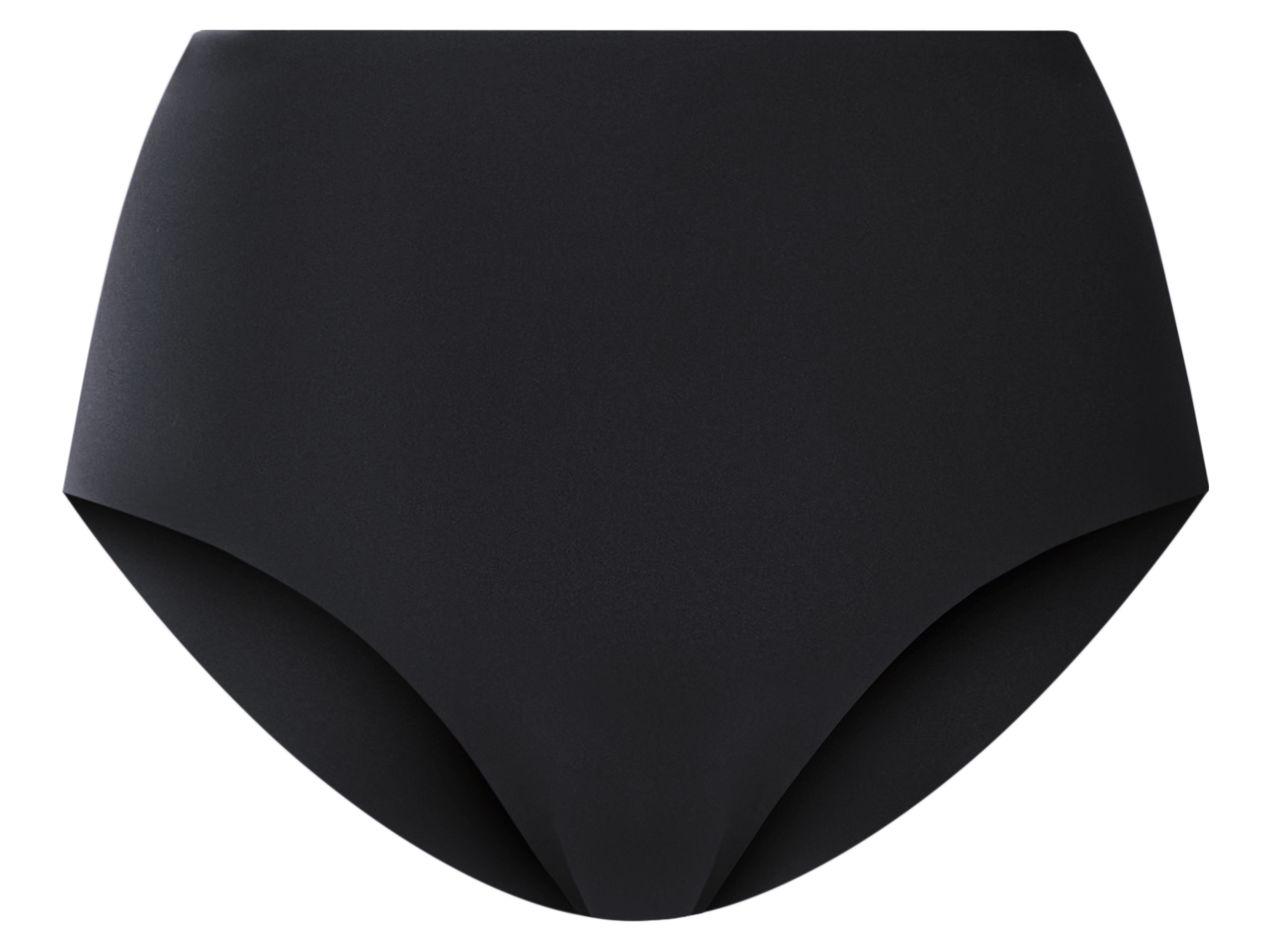 Esmara® Dámské bezešvé kalhotky s vysokým pasem, 2 kusy (černá, XS (32/34))