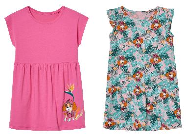 Dívčí šaty, s nasazenou sukní