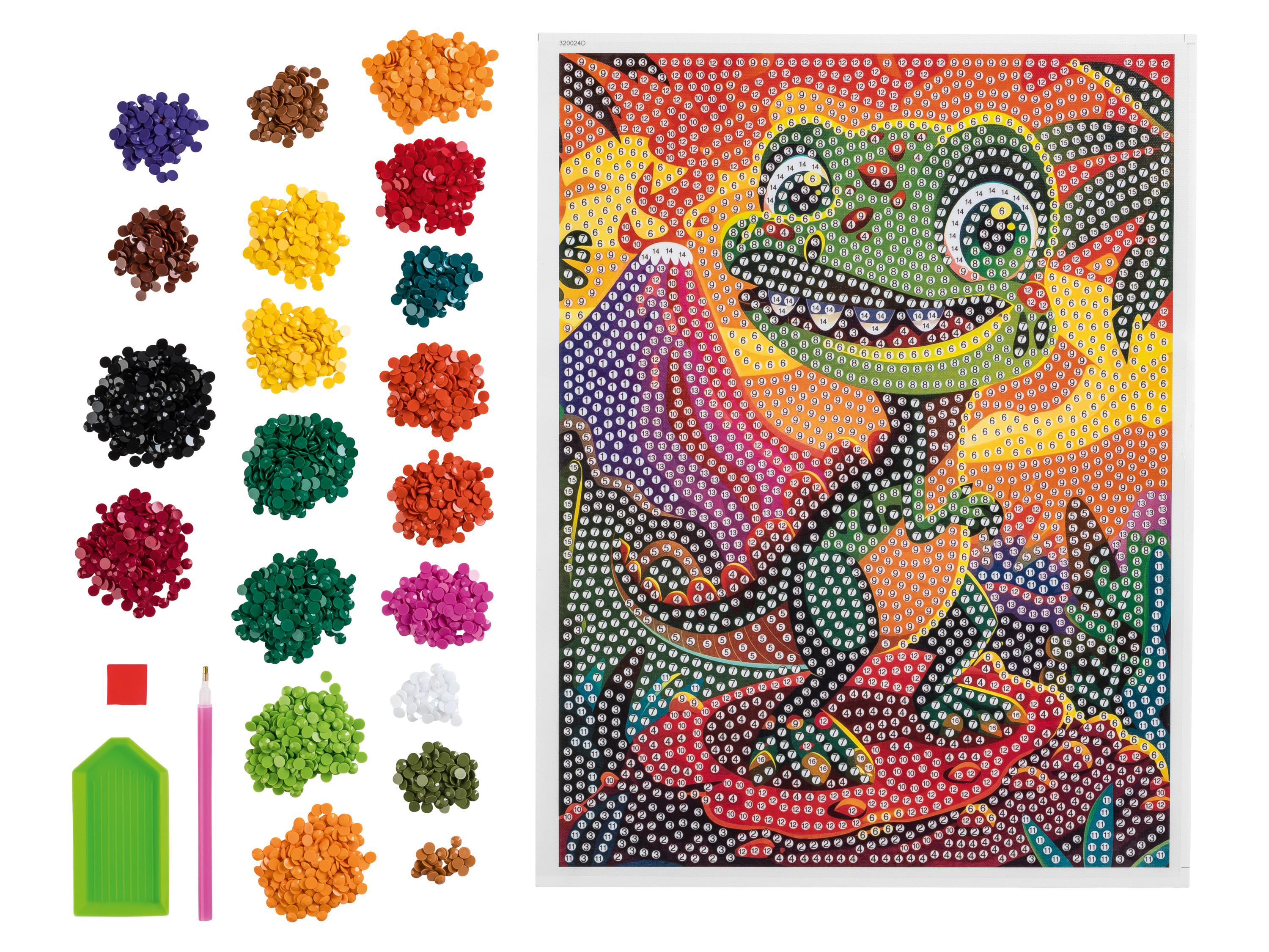 crelando® Kreativní sada pro diamantové malování (dinosaurus)