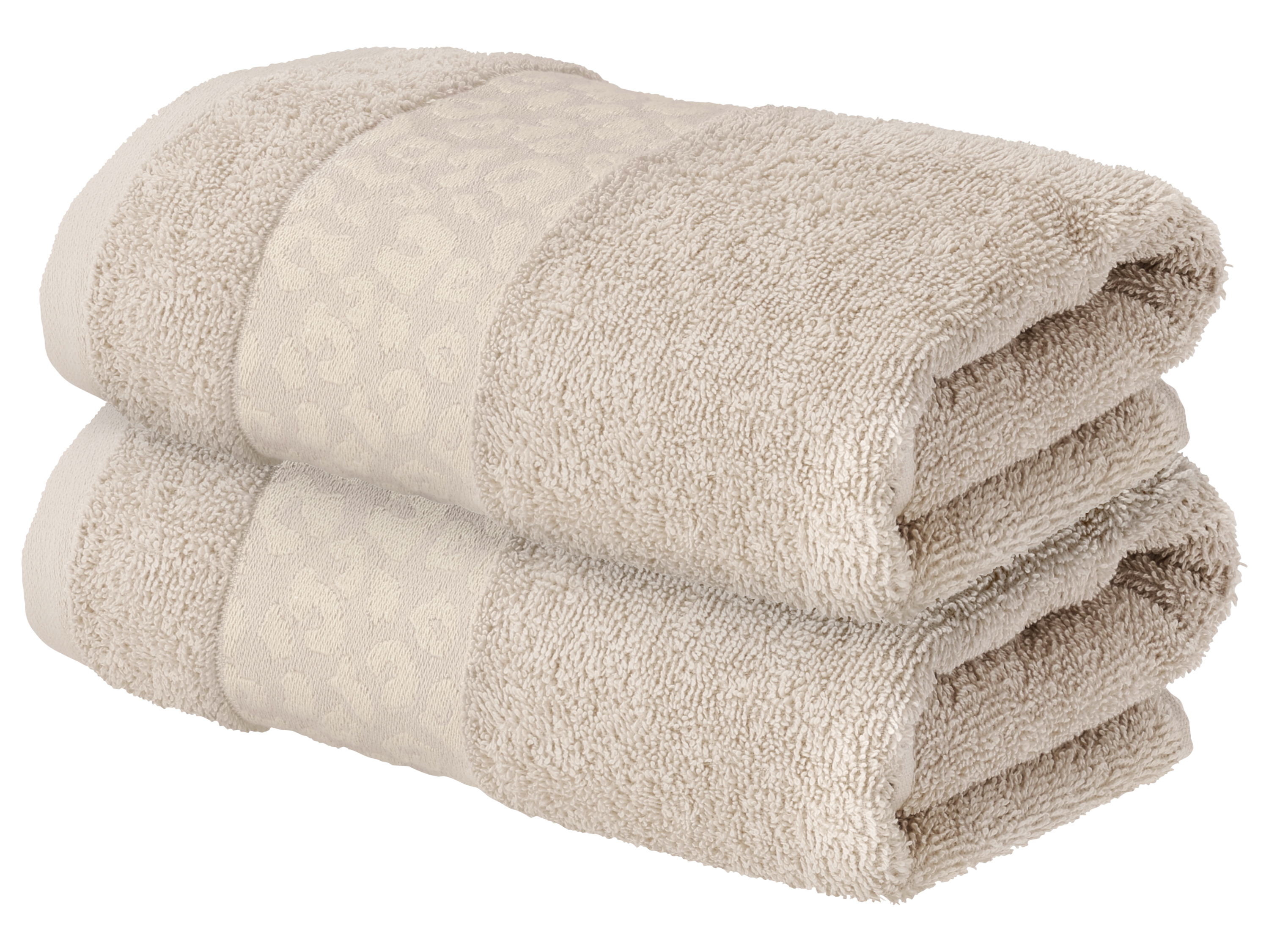 Livarno® Froté ručník, 50 x 100 cm, 2 kusy (světle hnědá)