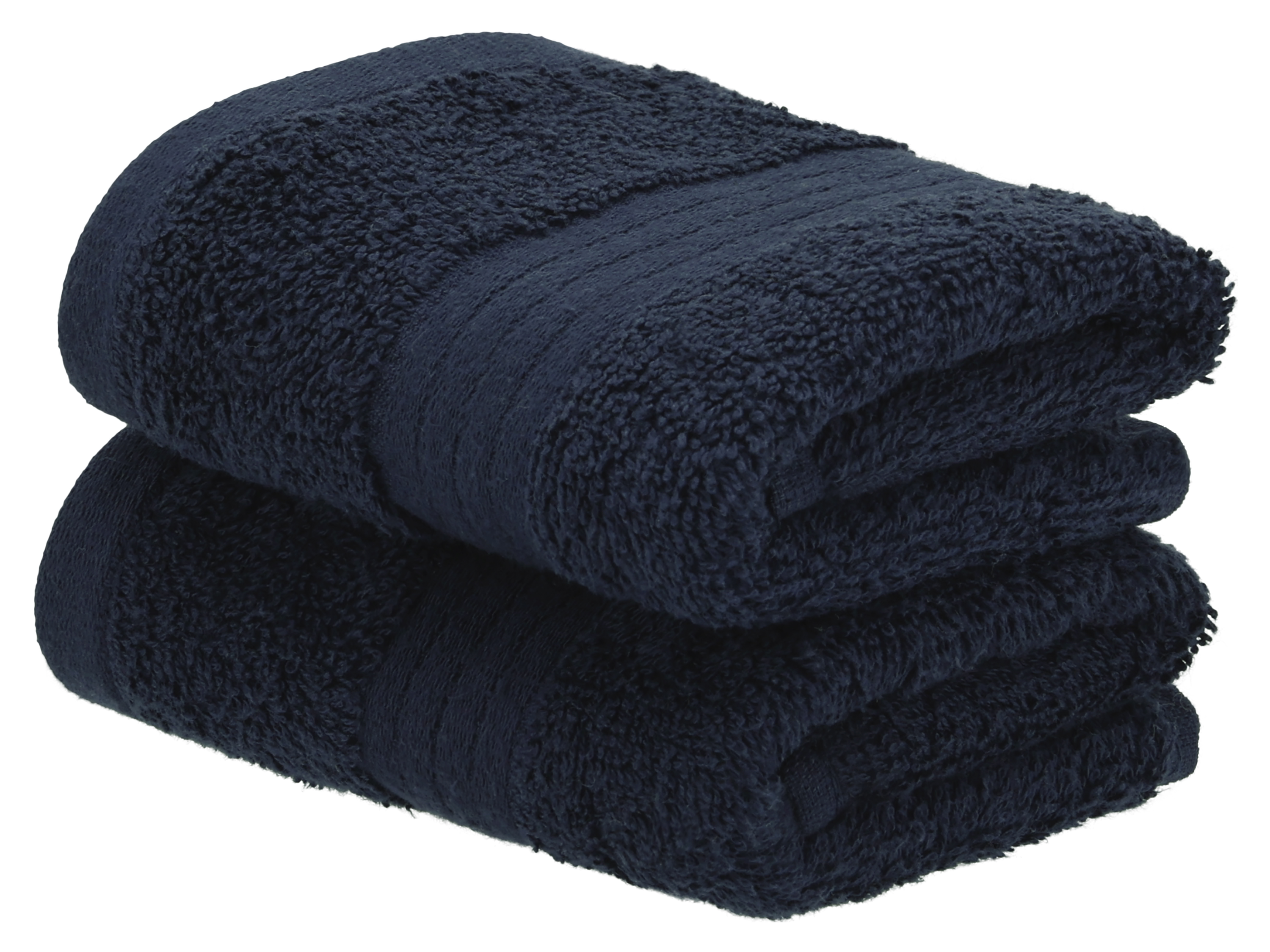 Livarno home Froté ručník pro hosty, 30 x 50 cm, 500 g/m², 2 kusy (navy modrá)