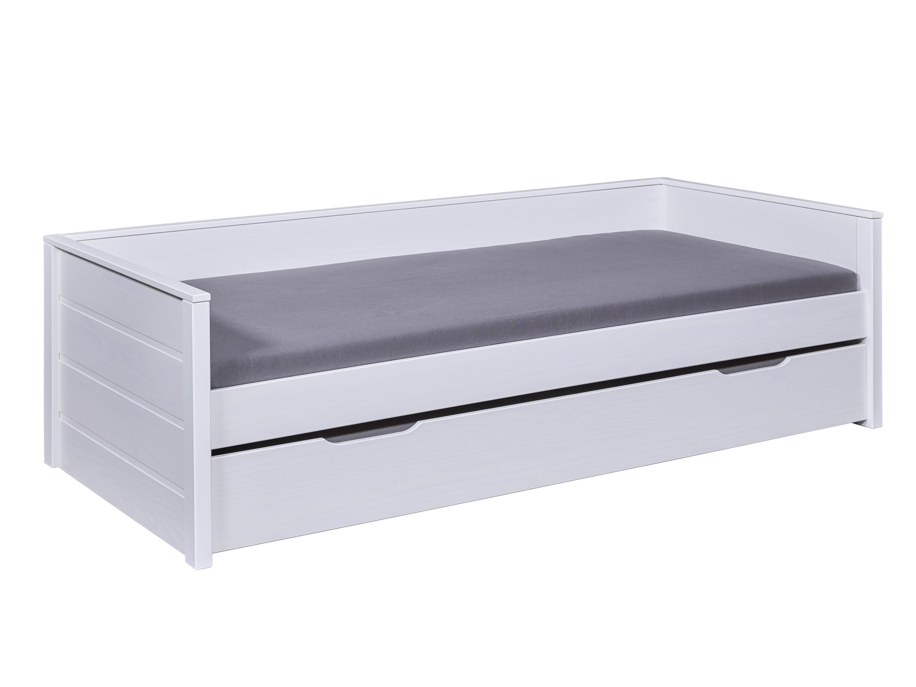 Inter Link Výsuvná dětská postel »Dream the Future« (bílá)