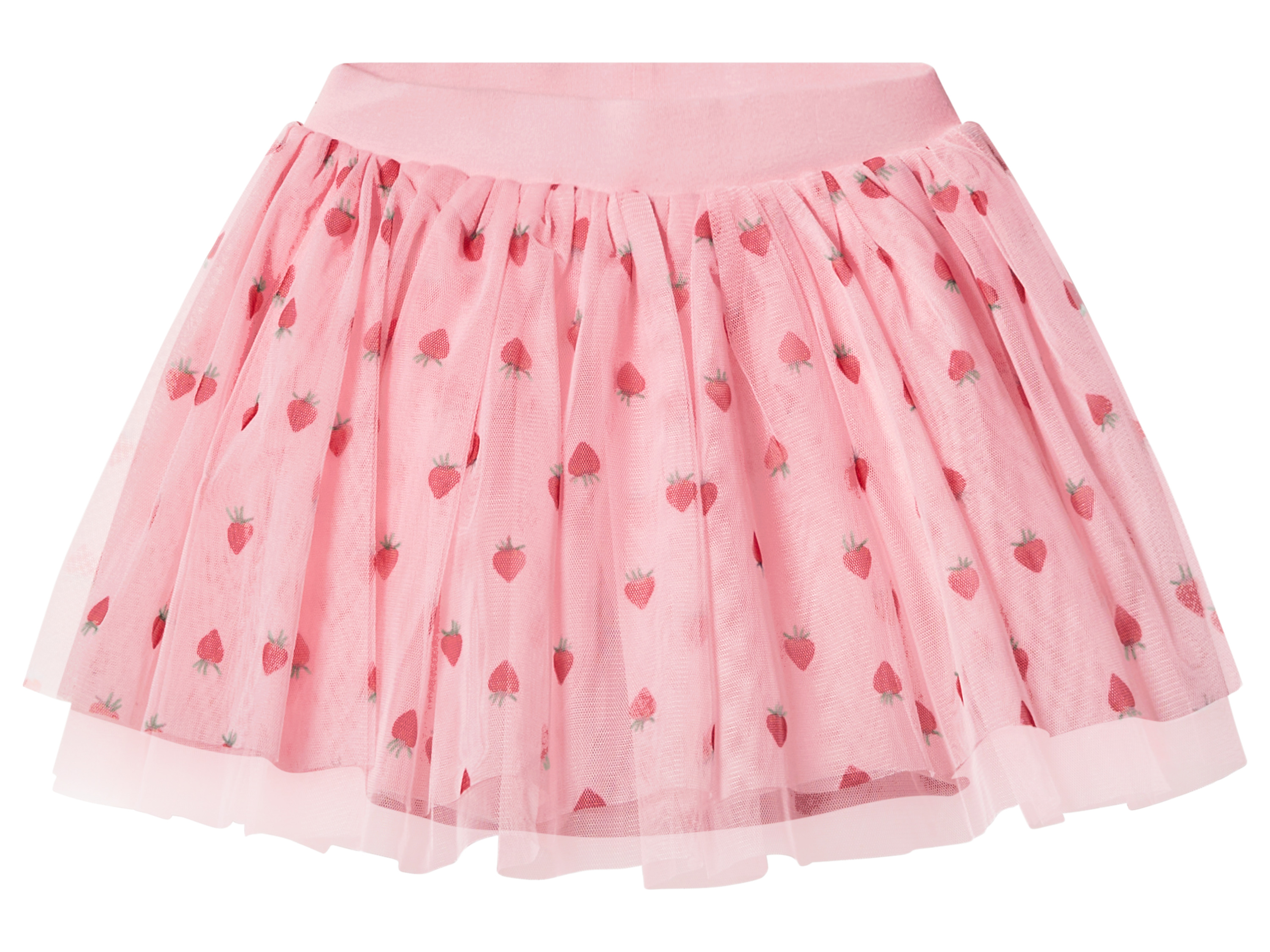 lupilu® Dívčí tylová sukně s kraťasy "Biker" (světle růžová, 122/128)