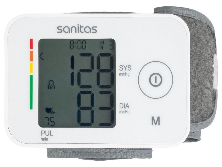  Zobrazit na celou obrazovku SANITAS Měřič krevního tlaku na zápěstí SBC 30 Inflation - Obrázek 1