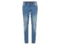 Džíny slim fit, rovný střih, světle modrý denim.