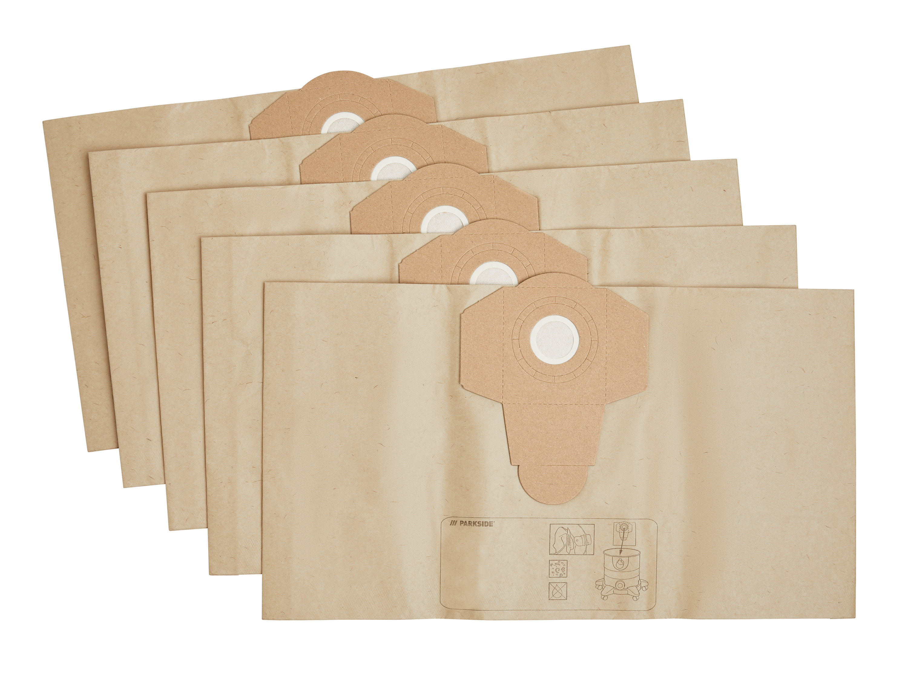 Parkside® Filtrační sáčky PFT 20 A1, 12 kusů / Filtrační sáčky z netkané textilie Pvft 20 A1, 5 kusů (filtrační sáčky PFT 20)