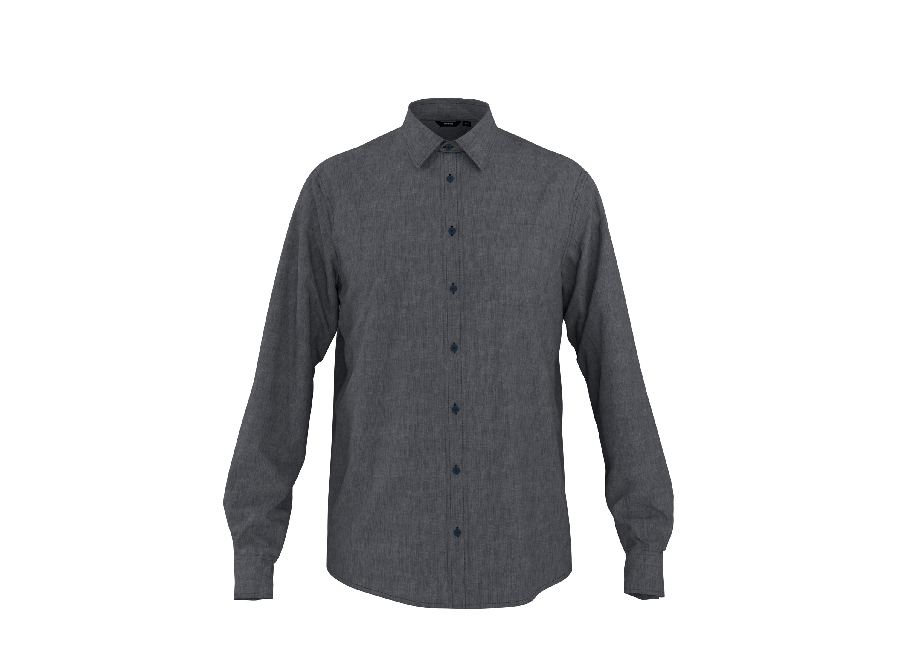 Esmara MEN Pánská lněná košile (navy modrá, Xl(43/44))