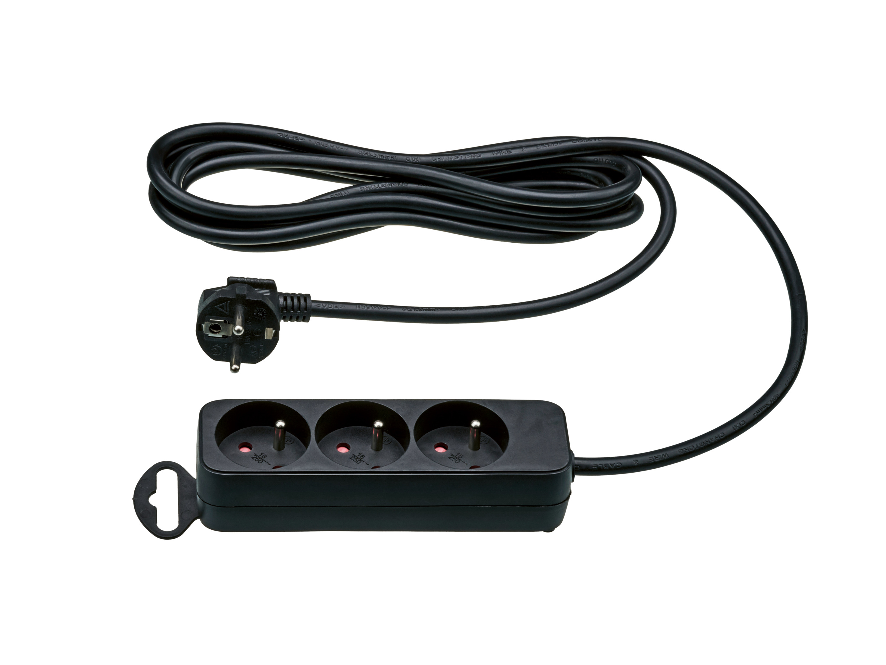 Tronic® Zásuvková lišta (3 zásuvky, 3 m)