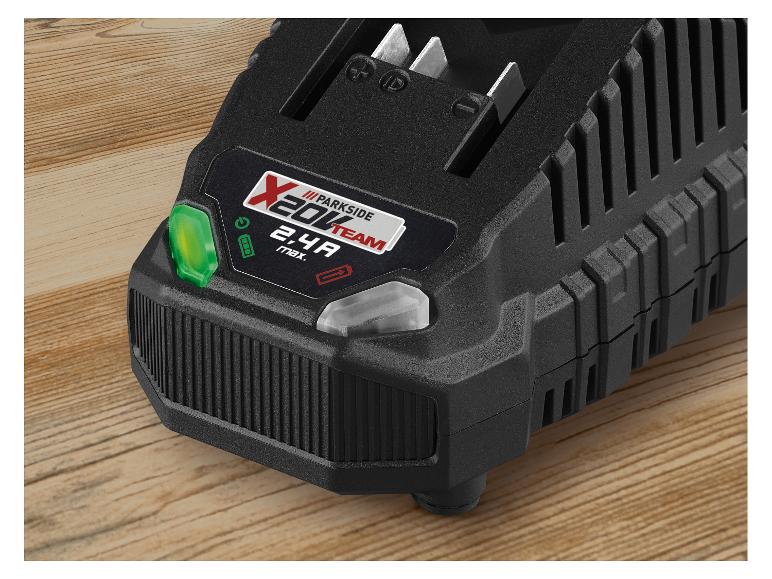 Nabíječka Parkside X20V Team pro baterie 2,4 Ah max.