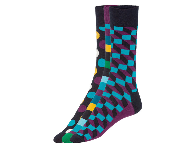  Zobrazit na celou obrazovku Happy Socks Dámské / Pánské ponožky v dárkovém balení, 3 páry - Obrázek 2