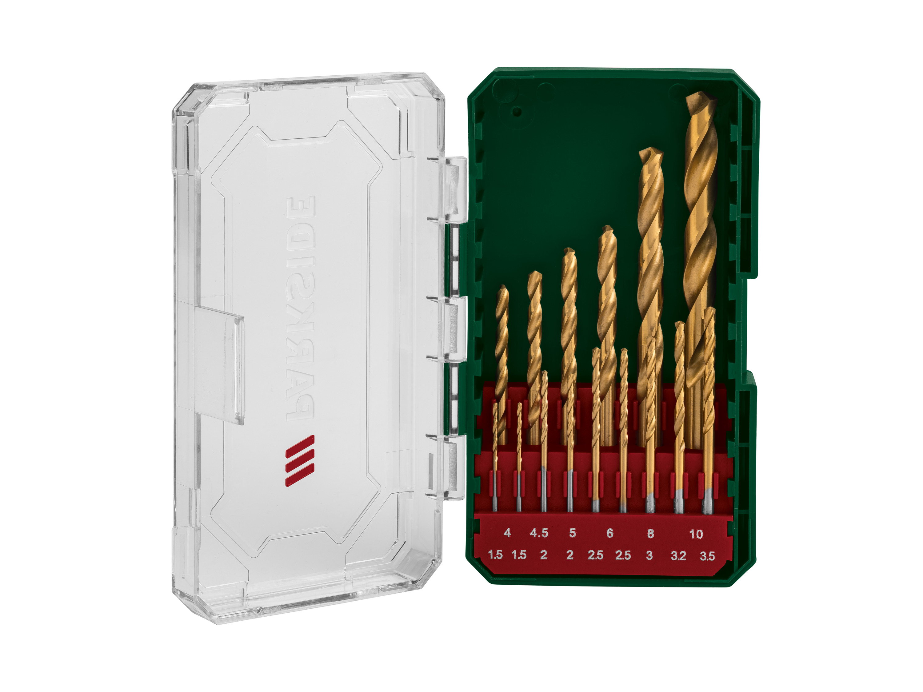 Parkside® Sada vrtáků / bitů PBB 4 C2 (Sada spirálových vrtáků)