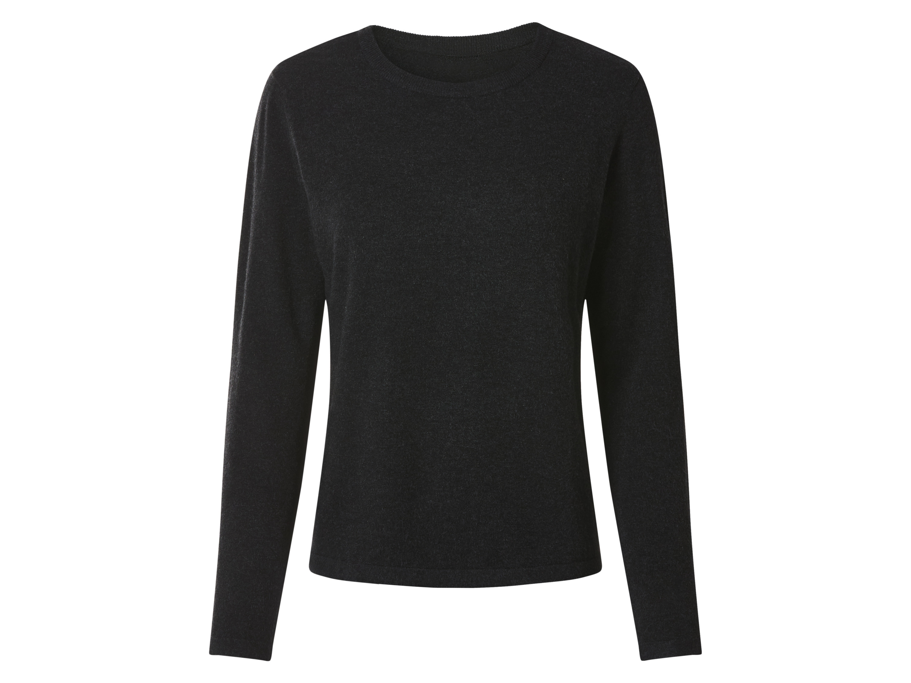 esmara® Dámské triko s dlouhými rukávy (černá, M (40/42))