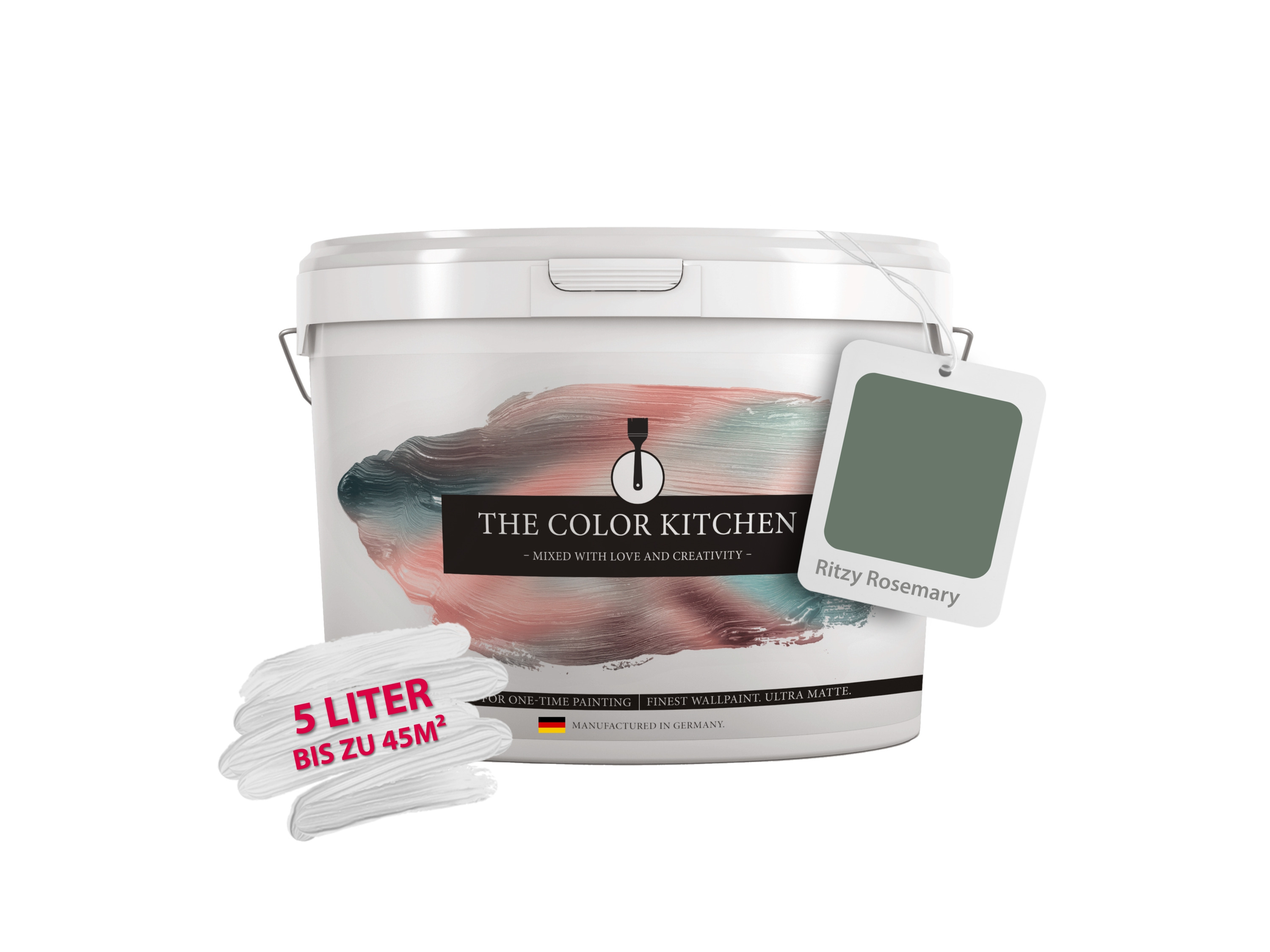 AS Création Barva na stěnu (Ritzy Rosemary Green)