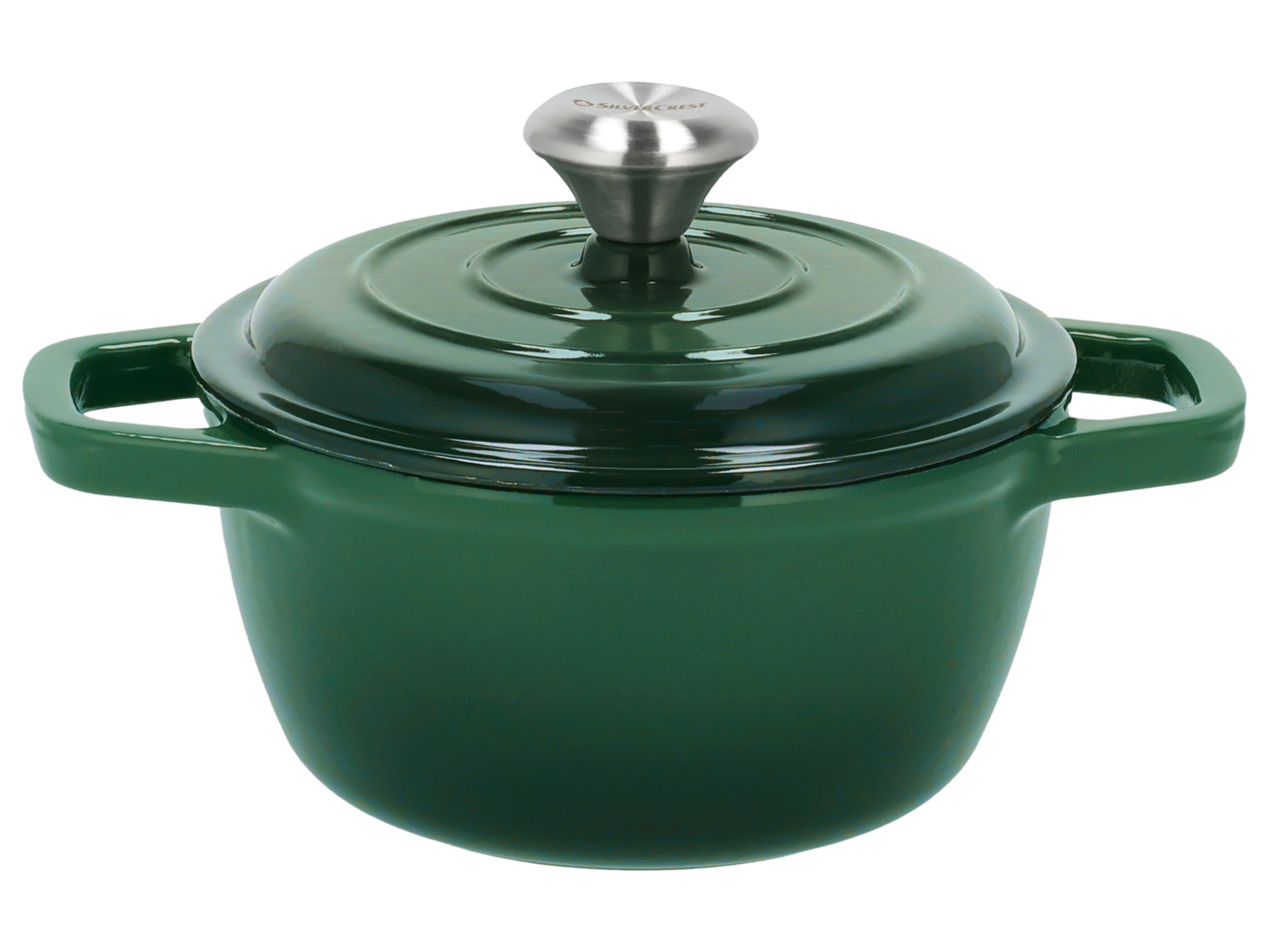 Silvercrest® Litinový hrnec Premium, Ø 16 cm / 1,4 l (zelená)