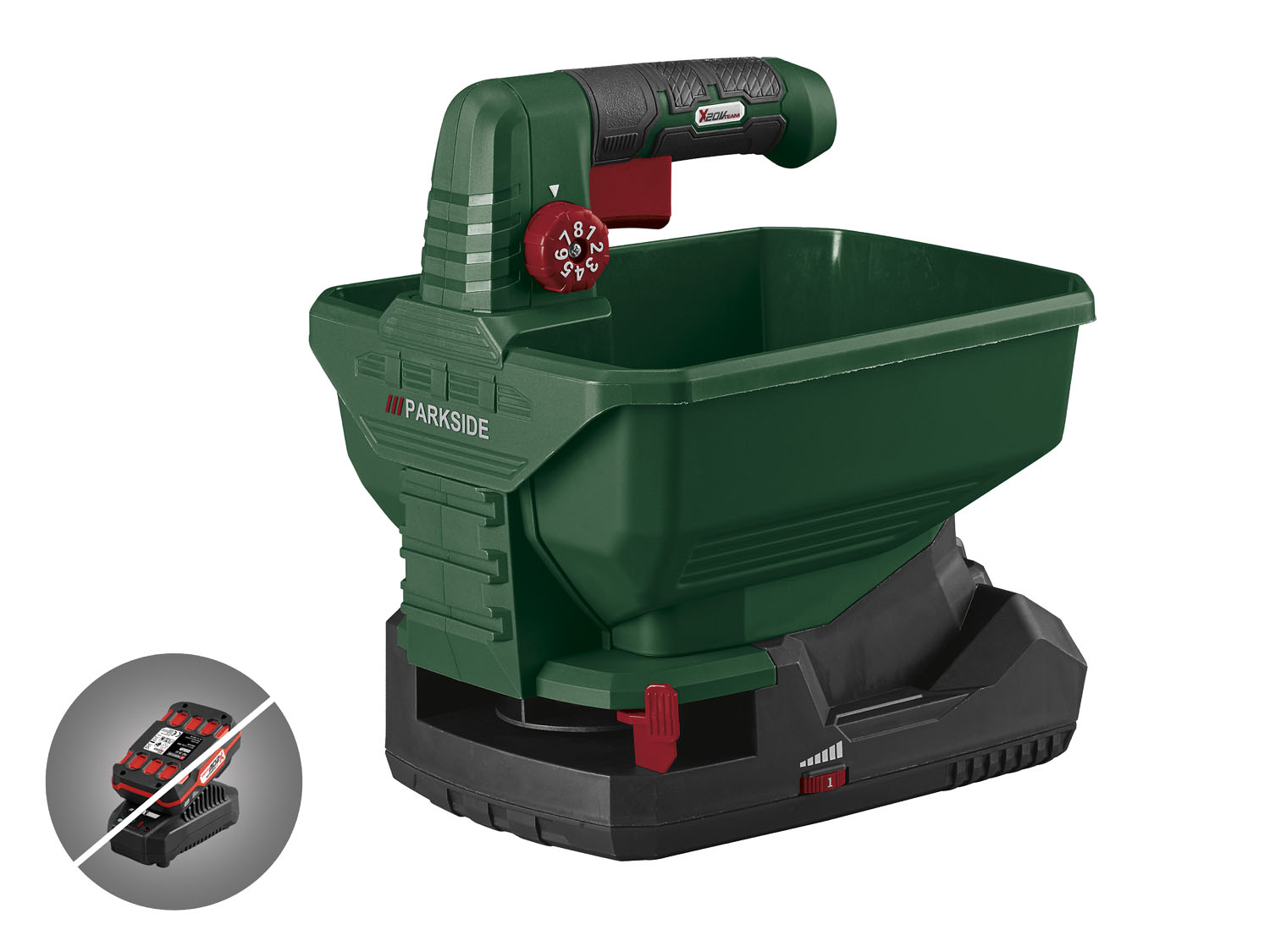 PARKSIDE® Aku univerzální rozmetadlo PUSA 20-Li A1 – bez akumulátoru a nabíječky