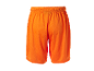 Oranžové sportovní šortky.