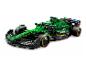 Závodní auto Aston Martin Aramco Cognizant Formule 1 z kostek LEGO.